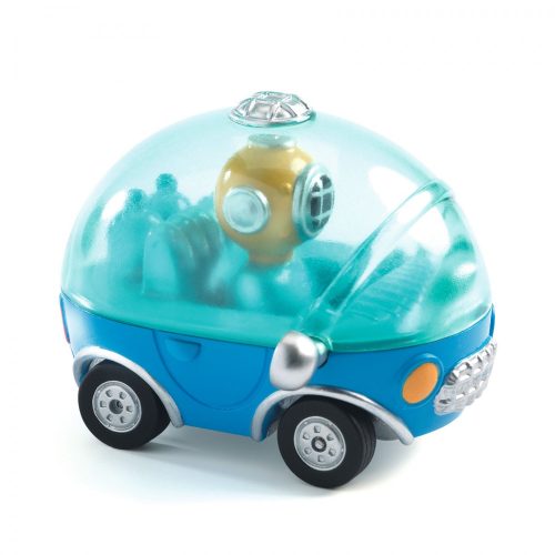 DJECO CRAZY MOTORS játékautó - Tengerjáró Gömböc - Nauti Bubble