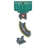 DJECO CRAZY MOTORS autópálya - Városi körút - Circuit de ville - puzzle géant