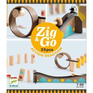 DJECO Építőjáték-Sokasodó 25 db- Zig & Go- 25 pc
