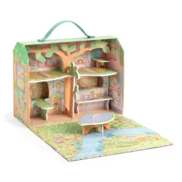   Djeco TINYLY álomvilág babaház - Szilvia és Rókica háza - Sylvia & Fox’s house in the woods