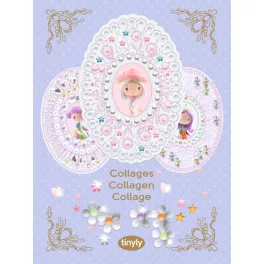   DJECO TINYLY kreatív - Kollázs készítés, Anni és barátai - Collages Amy & Co