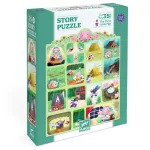 Djeco Mese puzzle - A három kismalac - The Three Little Pigs