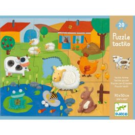 DJECO Simogatós óriás puzzle - 20+8 darabos- Tanya