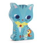 DJECO Formadobozos puzzle - Cicus és barátai