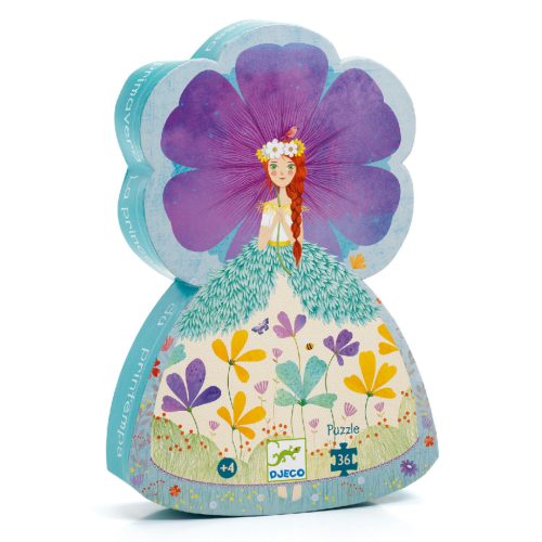 DJECO Formadobozos puzzle - Tavasz hercegnő, 36 db-os