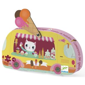 DJECO Mini puzzle - Fagyis kocsi