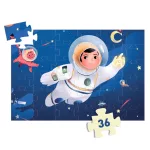 DJECO Formadobozos puzzle - Űrhajós a holdon - An astronaut on the moon