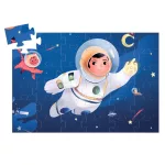 DJECO Formadobozos puzzle - Űrhajós a holdon - An astronaut on the moon