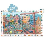 DJECO Megfigyeltető puzzle - A város, 200 db-os - The city