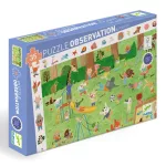 Djeco Megfigyeltető puzzle - Kisbarátok a kertben - Little friends' garden