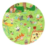 Djeco Megfigyeltető puzzle - Kisbarátok a kertben - Little friends' garden