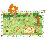 Djeco Megfigyeltető puzzle - Kisbarátok a kertben - Little friends' garden