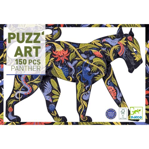 DJECO Művész puzzle - Fekete párduc - Panther