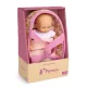 DJECO Játékbaba Mini, 20 cm - Barbara mózeskosárral