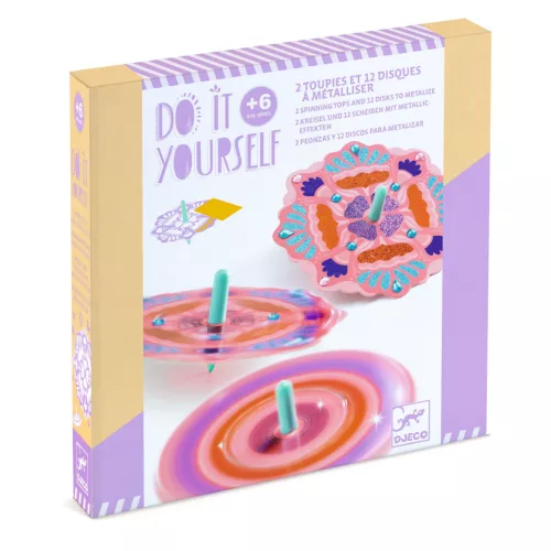 DJECO Csináld magad! - Színkeverő pörgettyű virágokkal