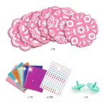 DJECO Csináld magad! - Színkeverő pörgettyű virágokkal