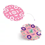 DJECO Csináld magad! - Színkeverő pörgettyű virágokkal