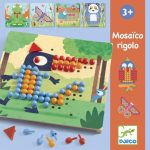DJECO Pötyi mozaik - Vadállatok - Mosaico Rigolo