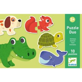 DJECO Párosító puzzle- Állatos - Animals