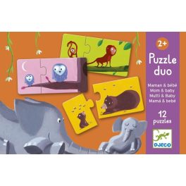 DJECO Párosító puzzle - Mama-baba