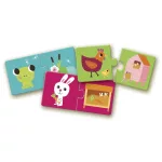 DJECO Párosító puzzle - Ki hol lakik