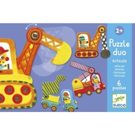 DJECO Párosító puzzle - Munkagépek