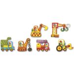 DJECO Párosító puzzle - Munkagépek
