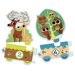 DJECO Sorozatkirakó puzzle - 10-ig számolok, 20 db-os - I count