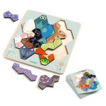 Djeco Fejlesztő játék - Állatformák kirakója - Eduludo FormAnimo