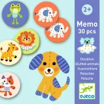 Djeco Memória játék - Érzésre - Memo Stuffed animals