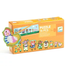   Djeco Párosító puzzle - Nagyok és kicsik puzzle - Big and small on the farm
