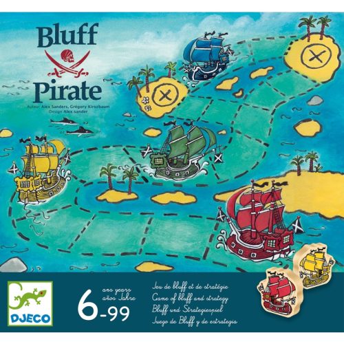 DJECO Társasjáték - Szélhámos kalózok - Bluff Pirate