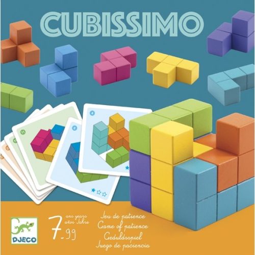 DJECO Logikai játék - Kockakirakó - Cubissimo