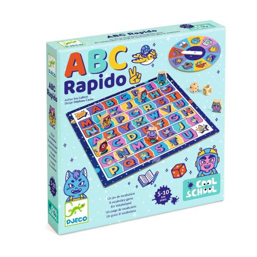 DJECO Társasjáték - Szókincs bajnokság - ABC Rapido