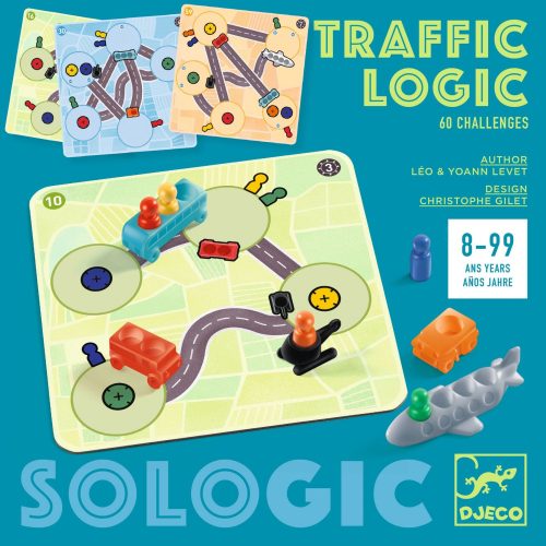 DJECO Logikai játék - Közlekedés Logika - Traffic Logic