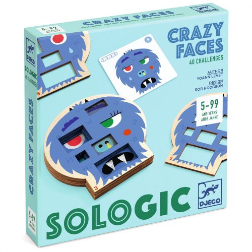 DJECO Logikai játék - Szörnyűlködés - Crazy faces