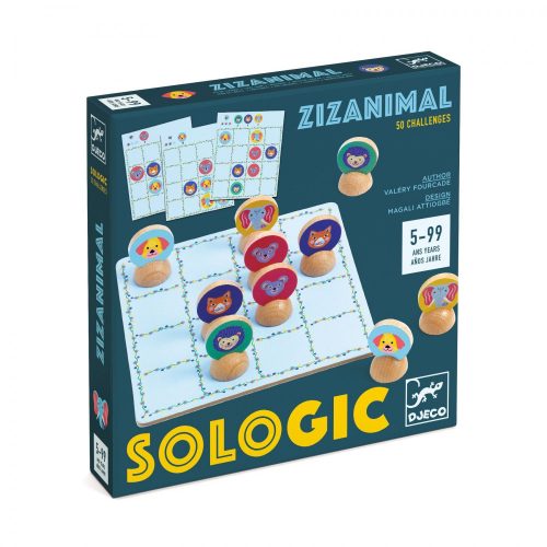DJECO Logikai játék - Zizi állatok - Zizanimal