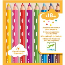 DJECO Ceruzakészlet - Kicsiknek - 8 szín