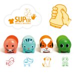 DJECO nyomdakészlet kicsiknek - Kerti állatok - Stamps fort littles ones - Garden animals