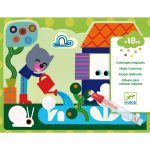 DJECO Vízzel festő készlet - Bújócska a kertben