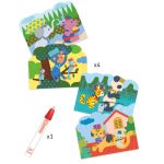 DJECO Vízzel festő készlet- Bújócska a szabadban