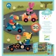 DJECO Matricás foglalkoztató - Autókázás - Cars