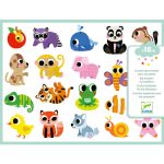 DJECO Matricák - Bébi állatok