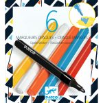 DJECO Filctoll készlet - 6 fedő szín, "Utcai művészet" 