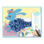 DJECO Kollázs műhely - Kalapos állatkák gyapjúval és tépőzárral 