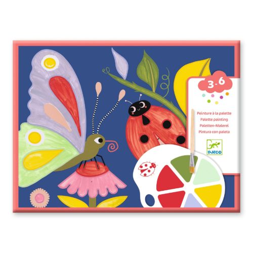 DJECO PaPalettafestés - Röpködők - Palette painting - Creepy crawlies