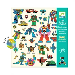 DJECO Matricák - Robotok - Robots