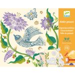 DJECO Művészeti műhely - Nyomat készítés, golgotavirág - Passionflower