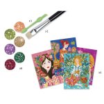 DJECO Csillámkép készítő - A virágok illata - The scent of flowers