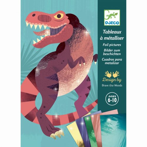 DJECO Fémfóliás színezés - Dínók korszaka - Jurassic